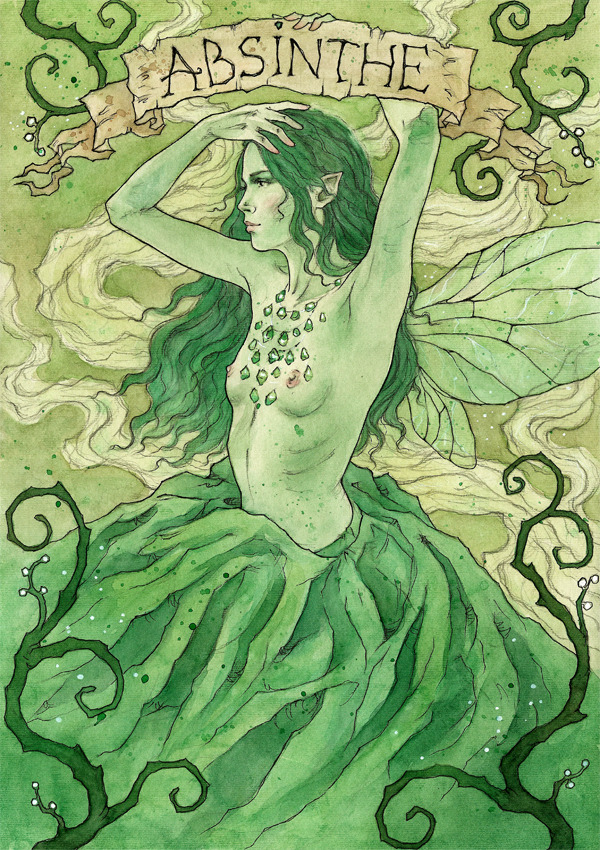shoebiedoo:  shoebiedoo: absinthe by ~liga-marta It still pleases me that the credit