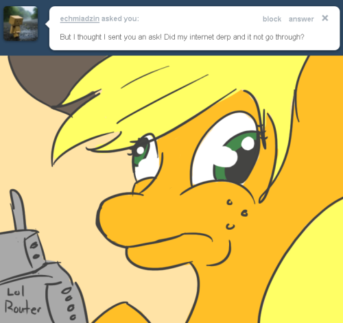 Applejack is credit t&rsquo; Tumblr!