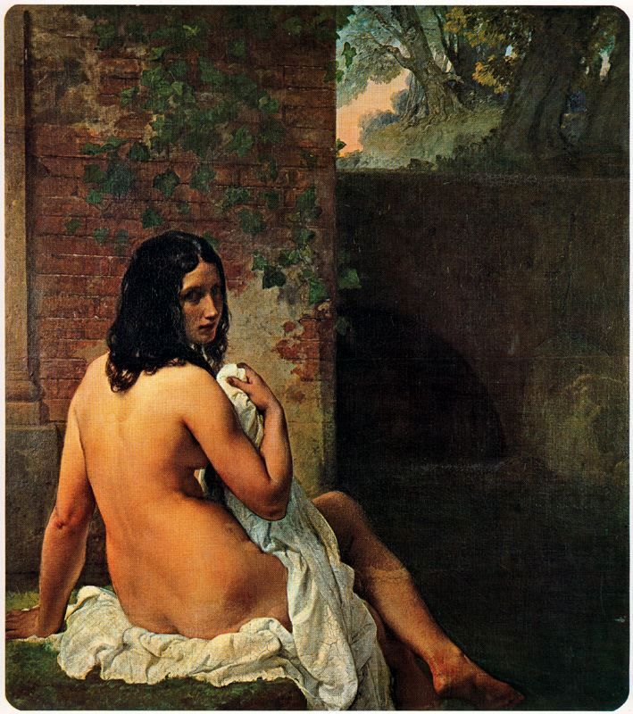 mrkiki:  Francesco HayezBagnante. 1859Olio su tela. 138 x 111 cm. 