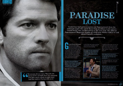 Misha’s interview, part one, Supernatural magazine #28