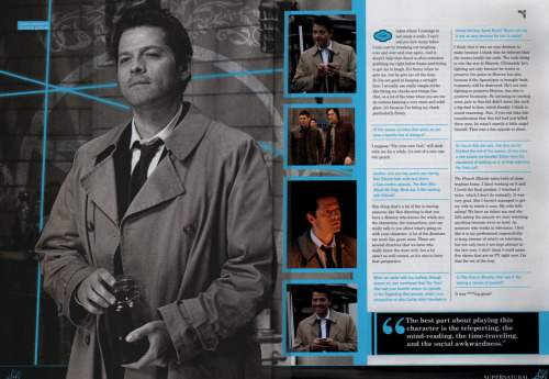 XXX Part two of Misha’s interview, Supernatural photo