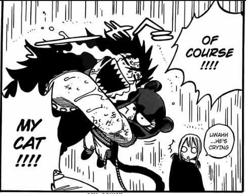 doodlesandreveries:  And so Gajeel got a cat. Yay!