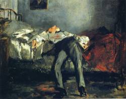 peira:  Edouard Manet:  The Suicide (1877)