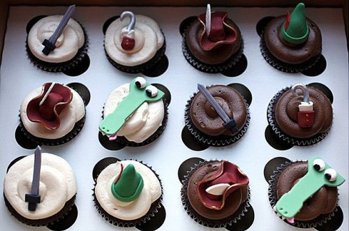 everlastingdisneylove: Peter Pan cupcakes