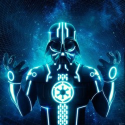 eccentricgeekery:  Tron Vader.  Man, I’ve