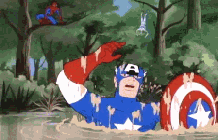 philophile:  raws-al-ghul:  Look at Spiderman just watching from afar. He’s probably