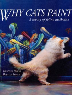 datcatsocks:  sh8-bit-angora:  needthisbook:  Ten Major Artists:   Wong Wong &amp; Lulu   Pepper examining himself before commencing a self-portrait   Pepper’s self-portrait   Tiger the spontaneous reductionist   Misty goes off the wall   Minnie, the