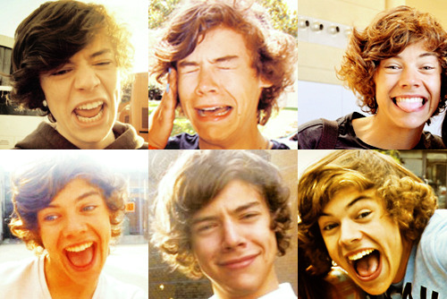 onedirectionohyeah:  →Harry’s weird faces part one  ugh hes so adorable