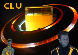 thedrunkenmoogle:  CLU (Tron Cocktail) Ingredients:1