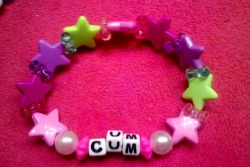 LULLLZ. “Cum” kandi I made for