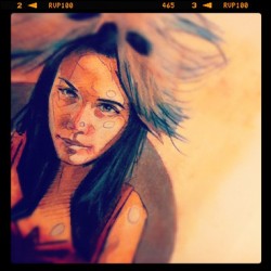 efangel:  #Fridaynightartdork (Taken with instagram) 