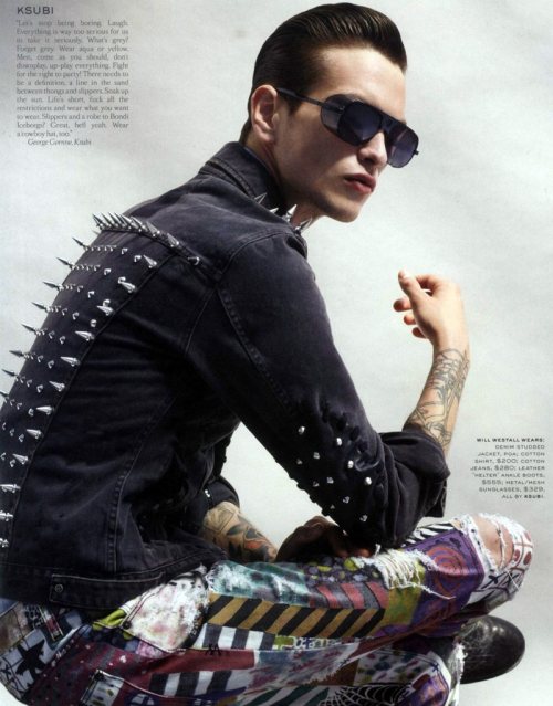 yesshomo:  Will Westall for GQ Style Australia 