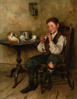 poboh:  The Penny  Whistle,  Charles Spencelayh.