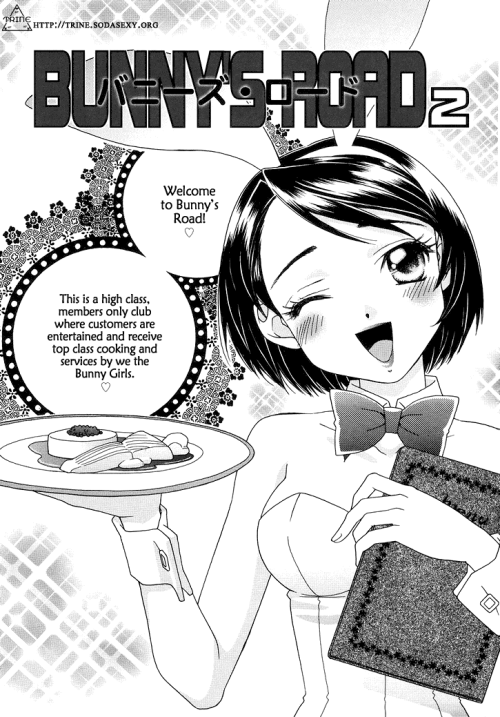 Bunny’s Road Chapter 2 by Morigana Milk An original yuri h-manga chapter that contains bunnygirl, censored, food (carrot), breast fondling, fingering, anal. EnglishMediafire: http://www.mediafire.com/?ercy5qnunnz