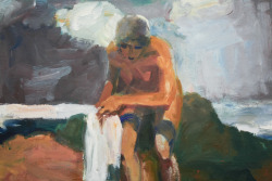 Elmer Bischoff (1916-1991), Girl with Towel, 1960 Photo by John Klein (cc)