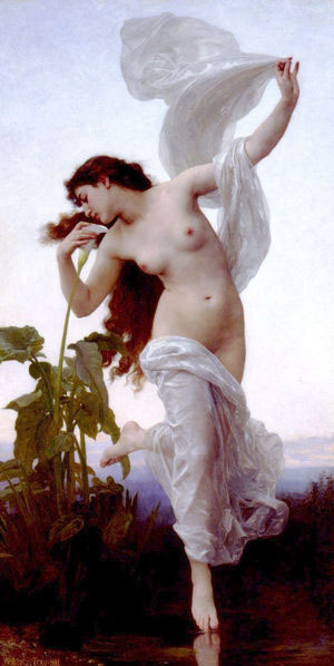 masterpiecedaily:  William-Adolphe Bouguereau, Dawn, 1881 