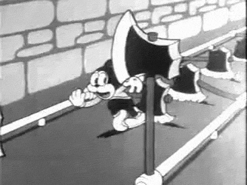 gifmovie:Bimbo’s Initiation - a 1931 Fleischer Studios Talkartoon animated short film GIF