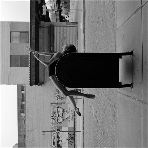 nevver:  If you see something, say something  THERE!  A ballerina.  I see it.