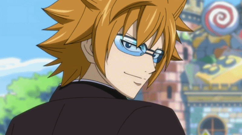 ilovevanillapanda:  Happy teasing Lucy to Loke. I made this gif, not that good, I