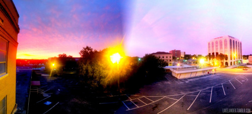 Downtown sunset, night and day #lkld #iphoneography #tumblr