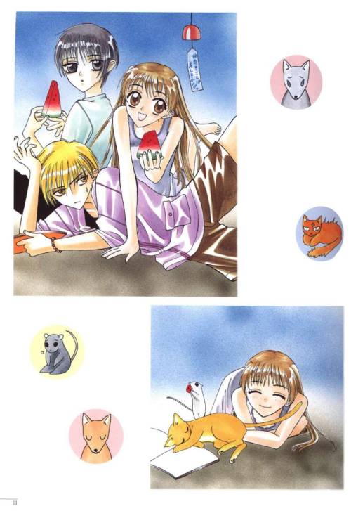 sitaraspeaks:  ilu furuba, and it has been far too long tohru’s far and away my favourite sweet-and-dumb protagonist ;____; this is one of the few artbooks i own NO REGRETS 