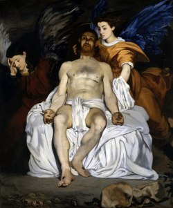 missfolly:  The Dead Christ with Angels, 1864, by Édouard Manet  