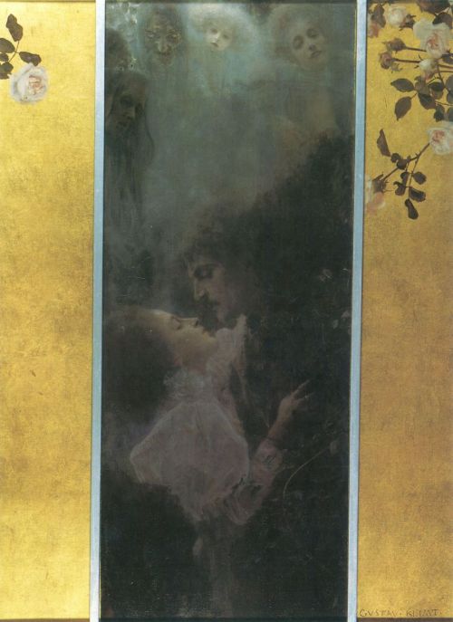 princess21ssj:“Liebe” - Gustav Klimt (1895)
