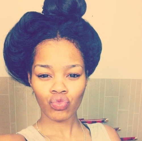 hausderwarhol: She is a really pretty girl yeahhightopjordan: Teyana taylor is gorgeous :) @blackand