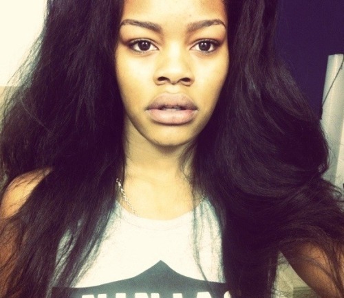 hausderwarhol: She is a really pretty girl yeahhightopjordan: Teyana taylor is gorgeous :) @blackand