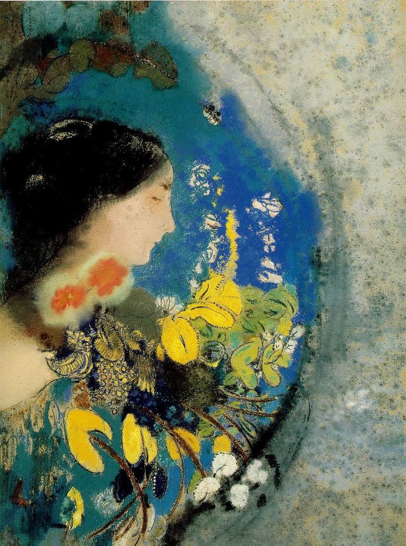 Odilon Redon, Ophelia (1902)
It was Hamlet’s cruelty, his failure to love anyone, even Ophelia, that led her on the path to suicide.