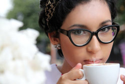 hotgirlswithglasses:  Cappuccino foam. 