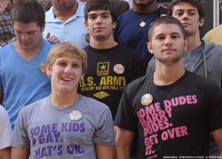 gaywrites:  In honor of National Coming Out Day last week, Harvard varsity wrestlers wore gay pride merch to practice in lieu of uniforms. So. Cool. More.  