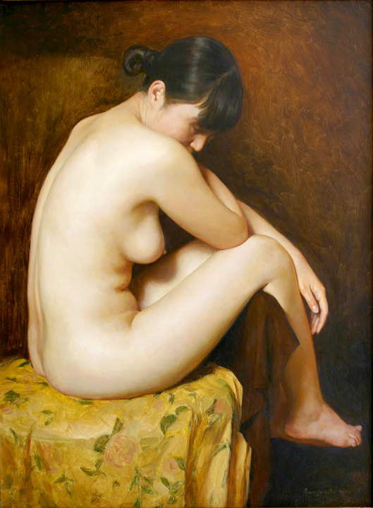 Benjamin Wu, Seated Nude