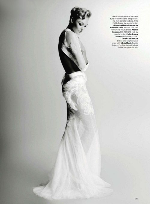 bryonys-diary: Candice Swanepoel by Karl Lagerfeld for Harper’s Bazaar USvia FashionGoneRogue&