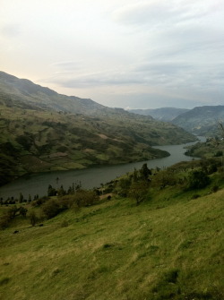 nedhepburn:  We got lost and drove the long way around this lake. It was fucking magic. There’s no filter or photoshop on any of these.  Dotted around the lake are large houses, some in varying stages of construction, which are made with the money