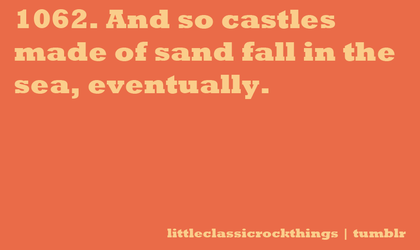 littleclassicrockthings:  “Castles Made of Sand” by The Jimi Hendrix Experience