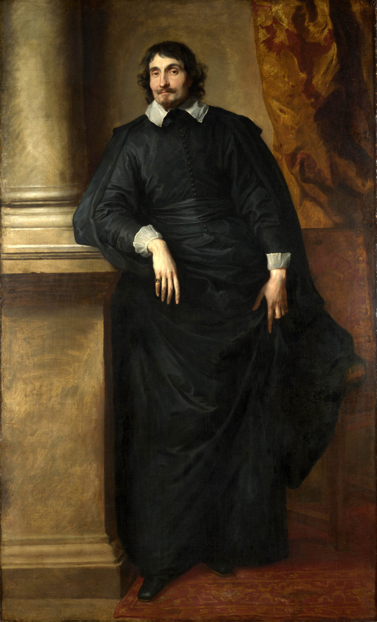 peira:  Anthony van Dyck:  Portrait of the Abbé Scaglia (1634) 