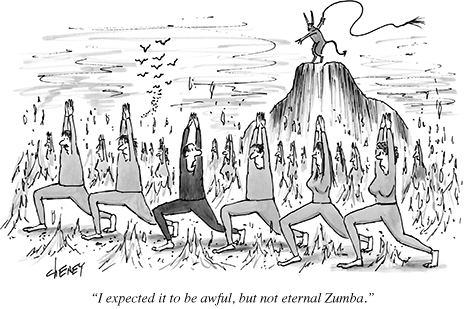 A Zumba cartoon of the day.