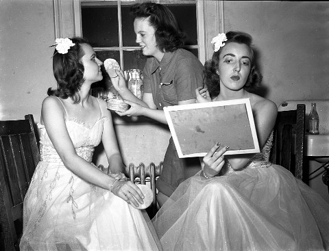 Getting pretty for the dance 1930s.