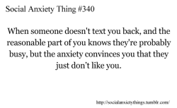 Social Anxiety Things