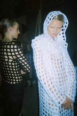 the-waifs:  Magdalena Frackowiak backstage