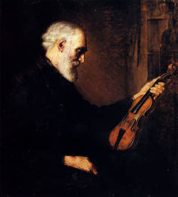 Poboh:  The Violinist,  Stanhope Alexander Forbes. Irish (1857-1947) 