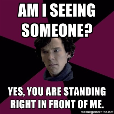 Sexually Oblivious Sherlock Week: Day 1