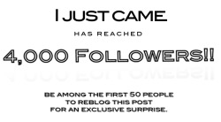 ijustcame:  You must also be following I