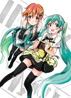 Kuzira8:  「いなみく」/「Krsk」のイラスト [Pixiv] #M18E