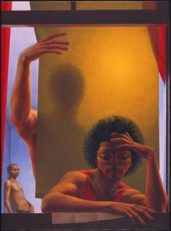 artqueer:  George TookerWindow I1955Egg tempera