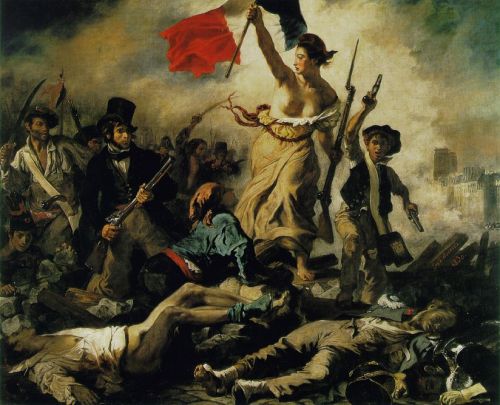 cavetocanvas:Liberty Leading The People - Eugène Delacroix, 1830