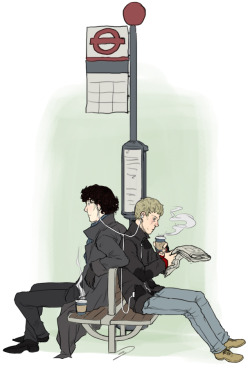 just!friends can do this too it&rsquo;s not like they&rsquo;re IN LOVE except yes they totally are  house-and-hummel-in-a-tardis: John and Sherlock listening to an iPod  together would be nice :)