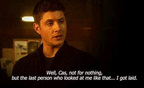 holligenet:  thegestianpoet:  #i swear to fucking god how is this not canon yet  *laughs* I still find it hilarious that this is the actual line. And the wink…oh GEEZ. 