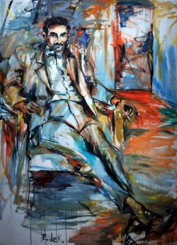 Elaine de Kooning:  Harold Rosenberg, Art Critic (1956)